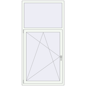 Купити Вікна 1000x2000 мм REHAU Euro 60 Білий (RAL 9016) з двох сторін