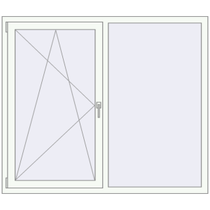 Купити Вікна 1580x1360 мм REHAU Euro 60