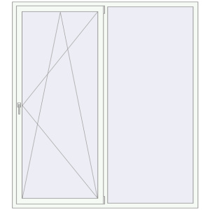 Купити Вікна 1920x2130 мм REHAU Euro 70