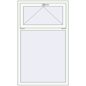 Купити Вікна 900x1500 мм REHAU Euro 60 Білий (RAL 9016) з двох сторін