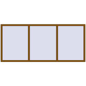 Купити Вікна 2700x1200 мм REHAU Euro 60 GOLDEN OAK з двох сторін