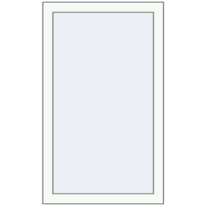 Купити Вікна 600x1000 мм REHAU Euro 60 Білий (RAL 9016) з двох сторін