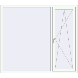 Купити Вікна 1800x1600 мм REHAU Euro 70