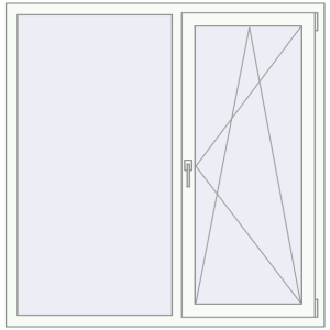 Купити Вікна 1400x1420 мм REHAU SYNEGO MD