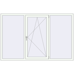 Купити Вікна 2080x1340 мм REHAU Euro 70