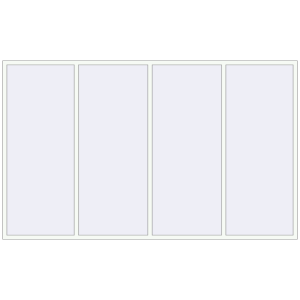 Вікна 3550x2150 мм REHAU SYNEGO MD Білий (RAL 9016) з двох сторін. Вид зсередини Купити Вікна 3550x2150 мм REHAU SYNEGO MD Білий (RAL 9016) з двох сторін