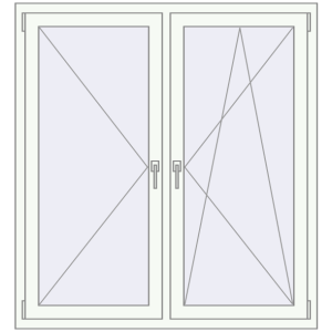 Купити Вікна 1300x1400 мм REHAU Euro 60