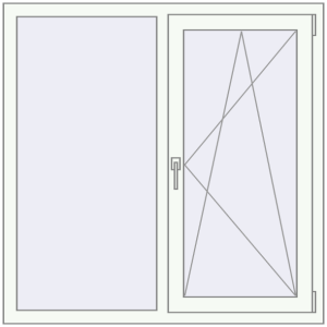 Купити Вікна 1200x1200 мм REHAU SYNEGO MD