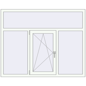 Вікна 1625x1300 мм REHAU Euro 60 Білий (RAL 9016) з двох сторін. Вид зсередини Купити Вікна 1625x1300 мм REHAU Euro 60 Білий (RAL 9016) з двох сторін