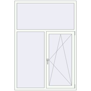 Купити Вікна 1350x1950 мм REHAU Euro 70