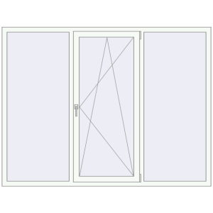 Купити Вікна 2070x1600 мм REHAU Euro 70