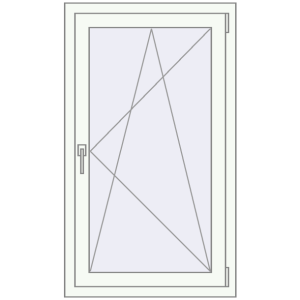 Вікна 700x1200 мм REHAU SYNEGO MD. Вид зсередини Купити Вікна 700x1200 мм REHAU SYNEGO MD