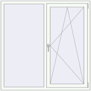 Купити Вікна 1450x1450 мм REHAU Euro 70