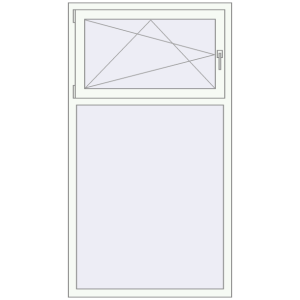 Купити Вікна 1000x1800 мм REHAU Euro 60 Білий (RAL 9016) з двох сторін