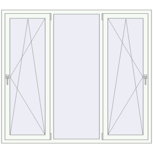 Купити Вікна 1800x1600 мм REHAU SYNEGO MD