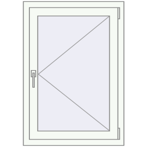 Вікна 700x1000 мм REHAU Brillant-Design ANTHRACITE_GREY_STRUKTURAL ззовні. Вид зсередини Купити Вікна 700x1000 мм REHAU Brillant-Design ANTHRACITE_GREY_STRUKTURAL ззовні