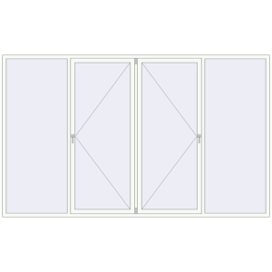 Купити Вікна 3550x2150 мм REHAU SYNEGO MD