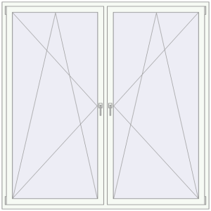 Купити Вікна 2000x2000 мм REHAU Brillant-Design