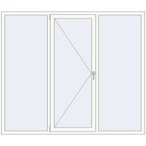 Вікна 2100x1800 мм REHAU Brillant-Design. Вид зсередини Купити Вікна 2100x1800 мм REHAU Brillant-Design