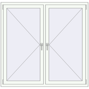 Вікна 1500x1450 мм REHAU Brillant-Design. Вид зсередини Купити Вікна 1500x1450 мм REHAU Brillant-Design