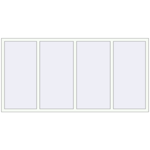 Вікна 2400x1200 мм REHAU Euro 70 Білий (RAL 9016) з двох сторін. Вид зсередини Купити Вікна 2400x1200 мм REHAU Euro 70 Білий (RAL 9016) з двох сторін