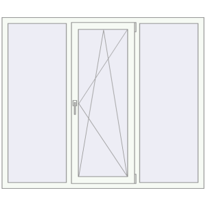 Вікна 1700x1440 мм REHAU Euro 60. Вид зсередини Купити Вікна 1700x1440 мм REHAU Euro 60