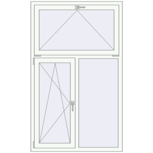 Купити Вікна 1100x1800 мм REHAU Euro 60