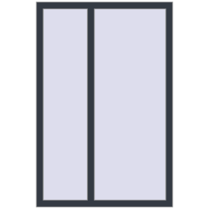 Купити Вікна 1000x1500 мм REHAU Euro 60 ANTHRACITE_GREY_STRUKTURAL з двох сторін