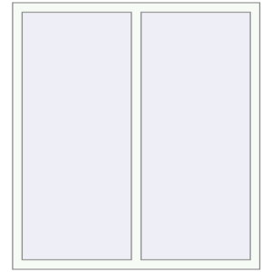 Купити Вікна 1300x1399 мм REHAU Euro 70 Білий (RAL 9016) з двох сторін