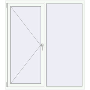 Купити Вікна 1450x1600 мм REHAU Euro 70