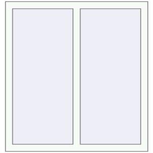 Купити Вікна 1007x1052 мм REHAU Euro 60 Білий (RAL 9016) з двох сторін