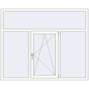 Вікна 1800x1470 мм REHAU Euro 60. Вид зсередини Купити Вікна 1800x1470 мм REHAU Euro 60