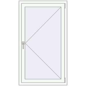 Вікна 800x1400 мм REHAU Brillant-Design Білий (RAL 9016) з двох сторін. Вид зсередини Купити Вікна 800x1400 мм REHAU Brillant-Design Білий (RAL 9016) з двох сторін