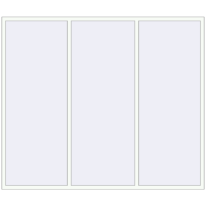 Купити Вікна 2700x2300 мм REHAU Euro 60 Білий (RAL 9016) з двох сторін