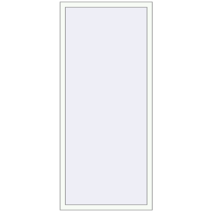 Купити Вікна 900x2000 мм Altest Pony 375 RAL 9016 Traffic white з двох сторін