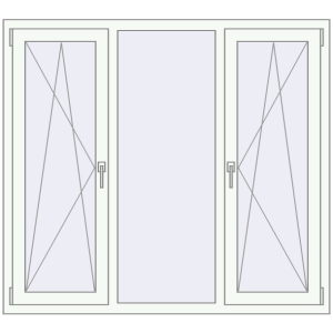 Купити Вікна 1500x1350 мм REHAU Euro 60