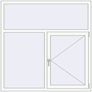 Купити Вікна 1500x1500 мм REHAU Brillant-Design