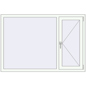 Купити Вікна 1550x1050 мм REHAU Euro 70