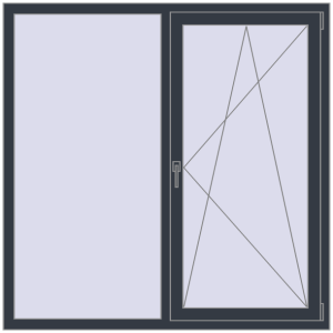 Купити Вікна 1500x1500 мм REHAU SYNEGO MD