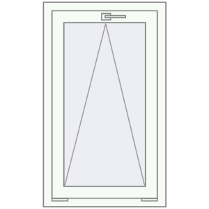 Купити Вікна 600x1000 мм REHAU Euro 60 Білий (RAL 9016) з двох сторін