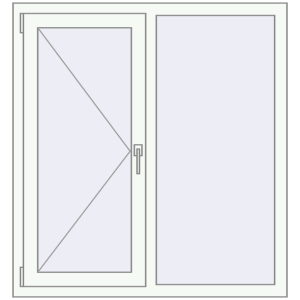 Купити Вікна 1110x1190 мм REHAU Euro 60 GOLDEN OAK ззовні