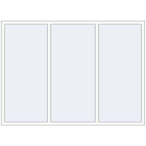 Купити Вікна 2200x1600 мм REHAU Brillant-Design Білий (RAL 9016) з двох сторін