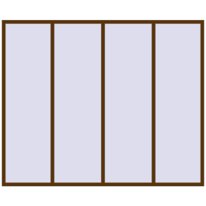 Вікна 2800x2300 мм REHAU Euro 70. Вид зсередини Купити Вікна 2800x2300 мм REHAU Euro 70
