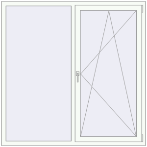 Купити Вікна 1600x1600 мм REHAU Euro 70