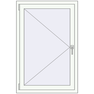 Купити Вікна 840x1200 мм REHAU Euro 60