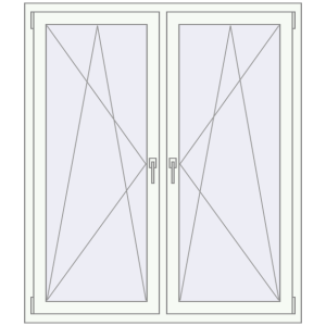 Купити Вікна 1300x1500 мм REHAU Euro 60