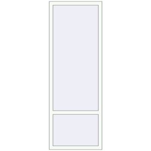 Купити Вікна 714x2000 мм REHAU Euro 70 Білий (RAL 9016) з двох сторін