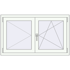 Купити Вікна 1200x700 мм REHAU Euro 70 Білий (RAL 9016) з двох сторін