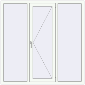 Вікна 1500x1500 мм REHAU Euro 60 Білий (RAL 9016) з двох сторін. Вид зсередини Купити Вікна 1500x1500 мм REHAU Euro 60 Білий (RAL 9016) з двох сторін