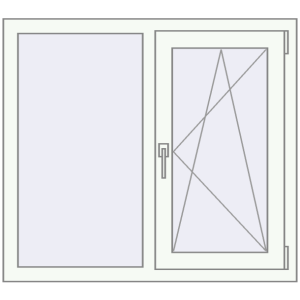 Купити Вікна 1005x900 мм REHAU Euro 70